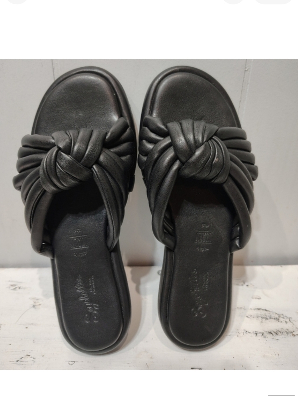 Seychelles Slide Sandals Black Simply The Best Size 7